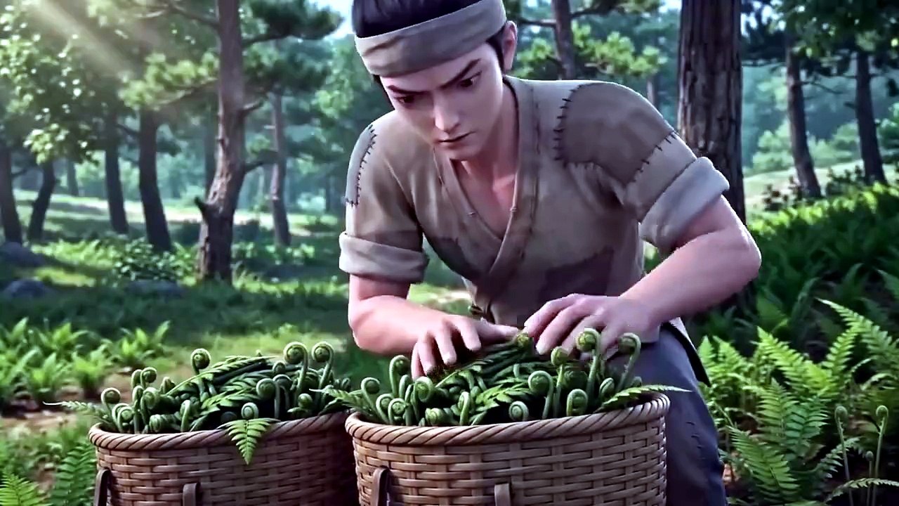 The Mountain Cook- Making a Fortune by Harvesting Mountain Delicacies 🧸FULL🧸