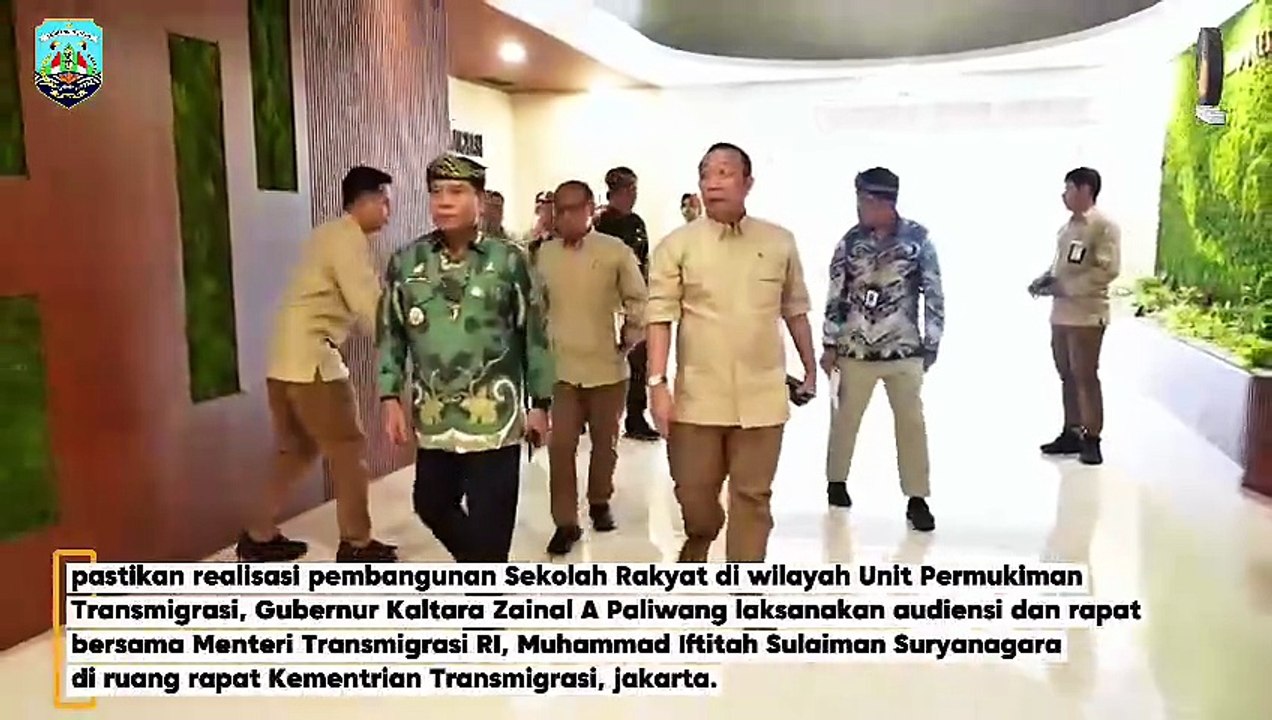 Gubernur Kaltara Audiensi dengan Mentri Transmigrasi