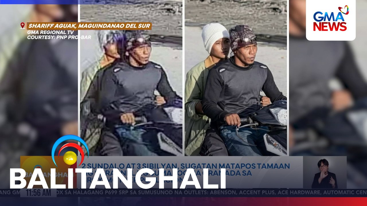 2 sundalo at 3 sibilyan, sugatan matapos tamaan ng shrapnel ng sumabog na granada sa Brgy. Mother Poblacion | Balitanghali