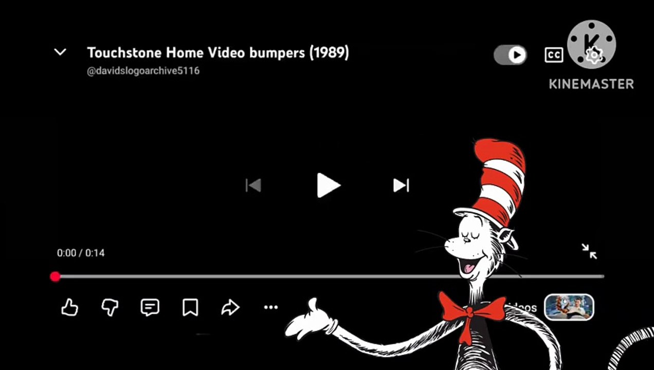 Cat in the hat voice over, ask your video dealer now about this hit title also from touchstone home video