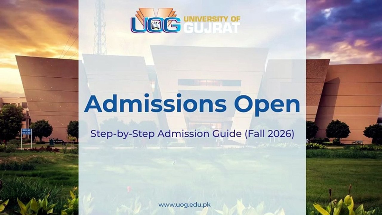 How to Apply Online for UOG Admission 2026 | Step-by-Step Complete Guide