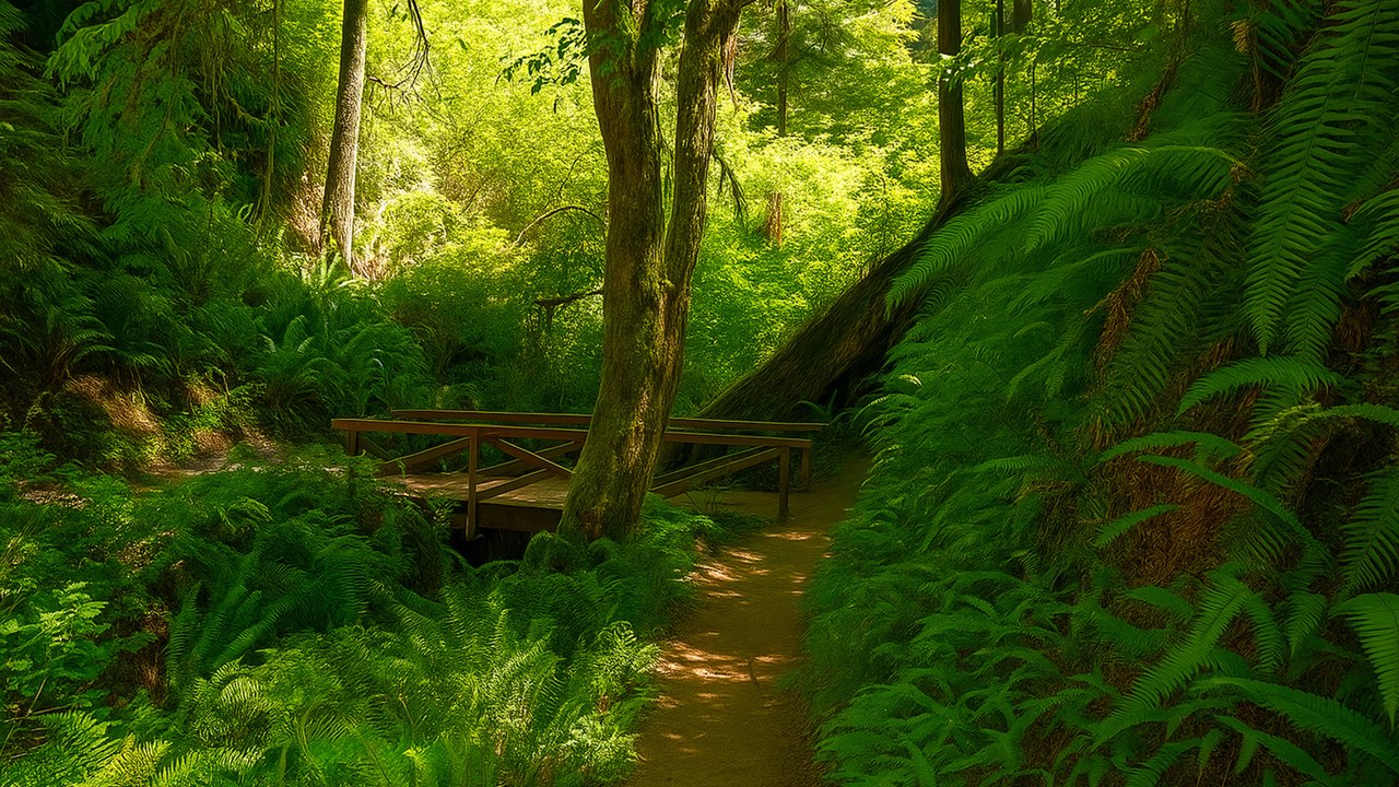 This Redwood Forest Trail Feels Quiet and Ancient