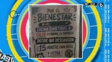 Un cartel de restaurante desata debate en redes sociales