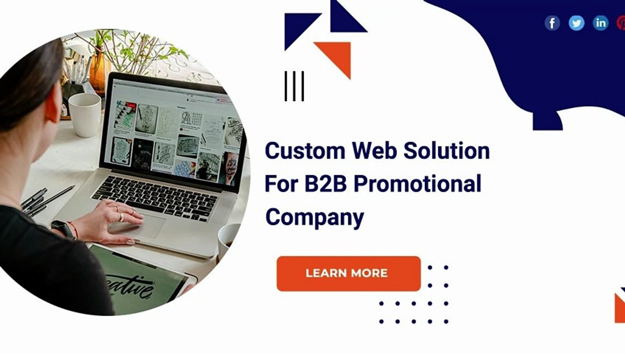 Custom Web Solution for B2B Promotional Company