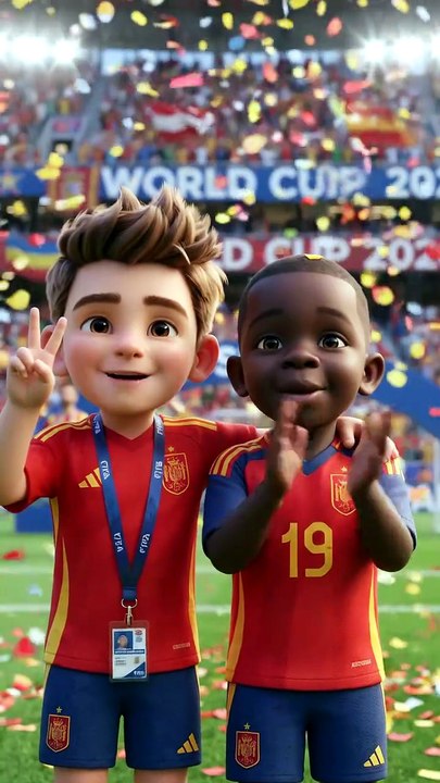 Lamine Yamal's Brother Celebrates Spain's 2026 World Cup Victory ❤️🏆 | AI Fan Recreation