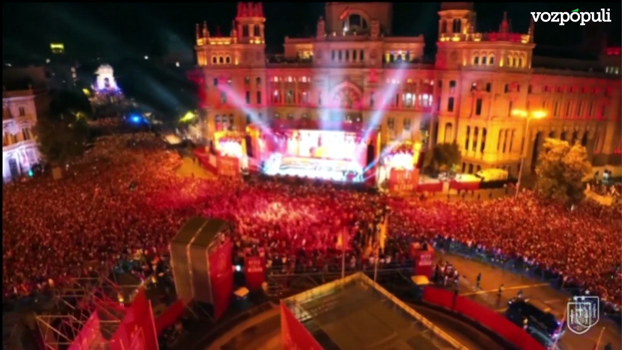 Así fue la fiesta de España en Cibeles