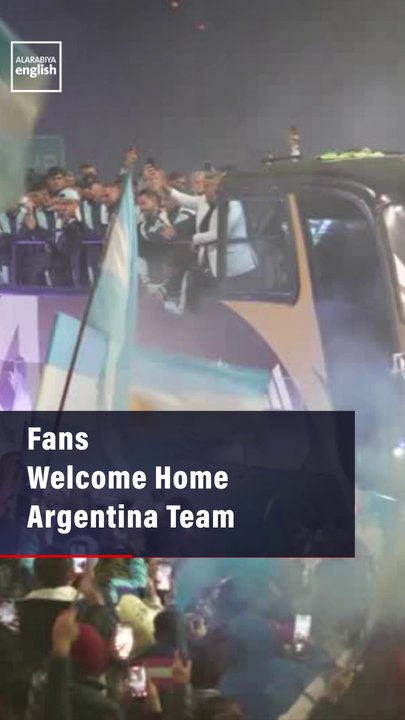Fans Welcome Home Argentina Team