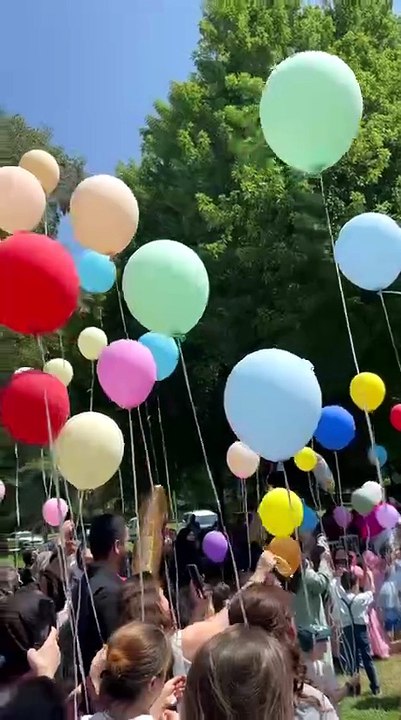 Bursa'da yürek ısıtan buluşma! Umut balonları gökyüzünde