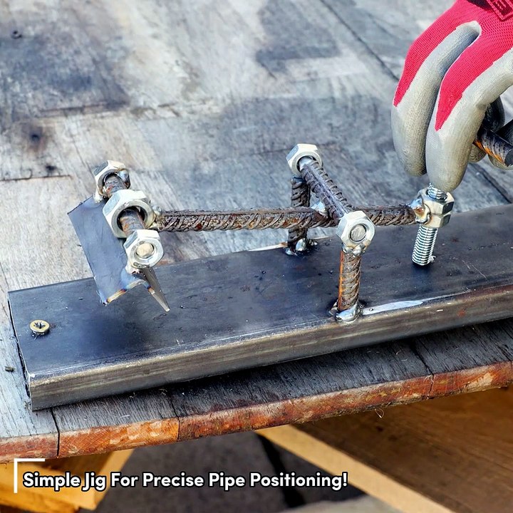 Simple Jig For Precise Pipe Positioning! 🛠️