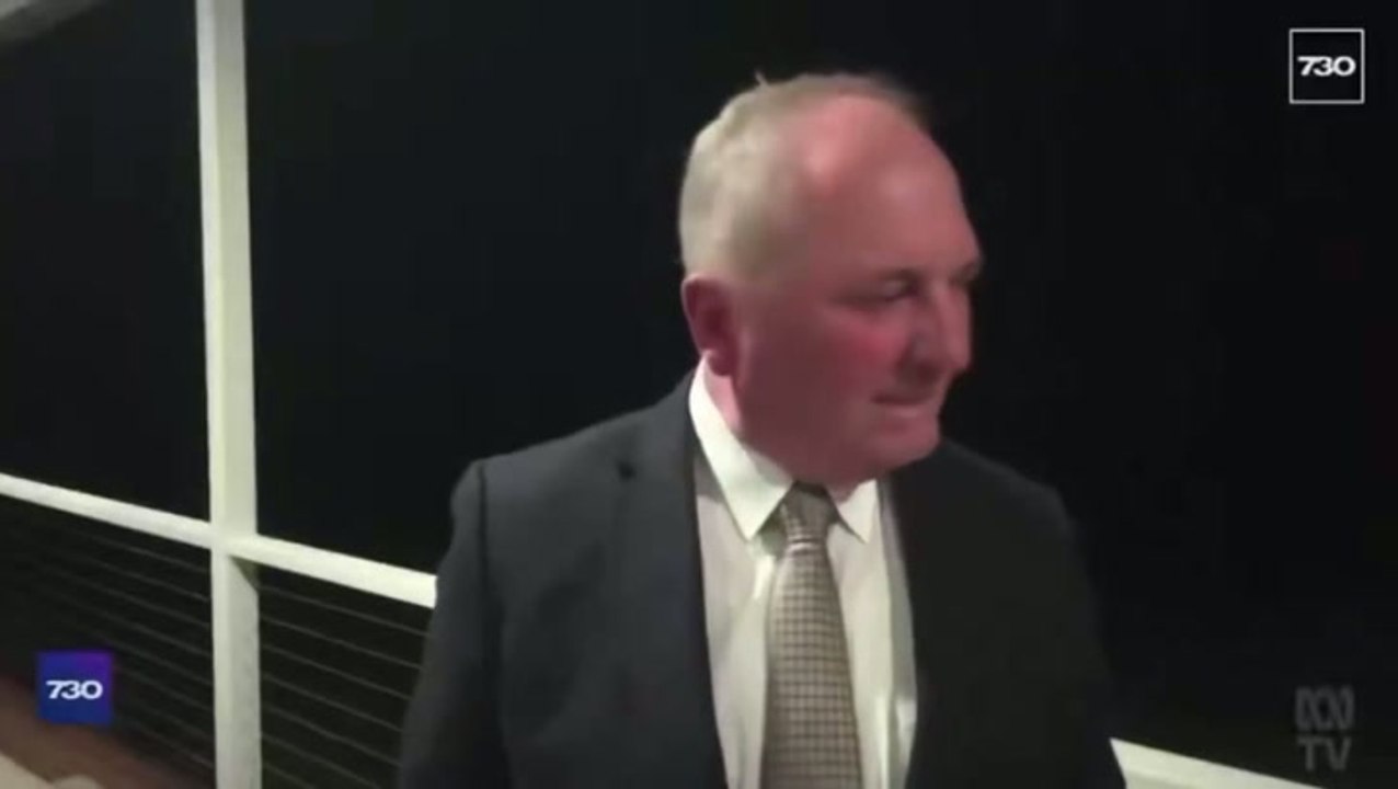 Bizarre moment Australian MP screams at his dog during live TV interview