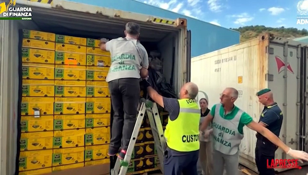 Savona: sequestrati al porto di Vado Ligure 800 kg. di cocaina purissima