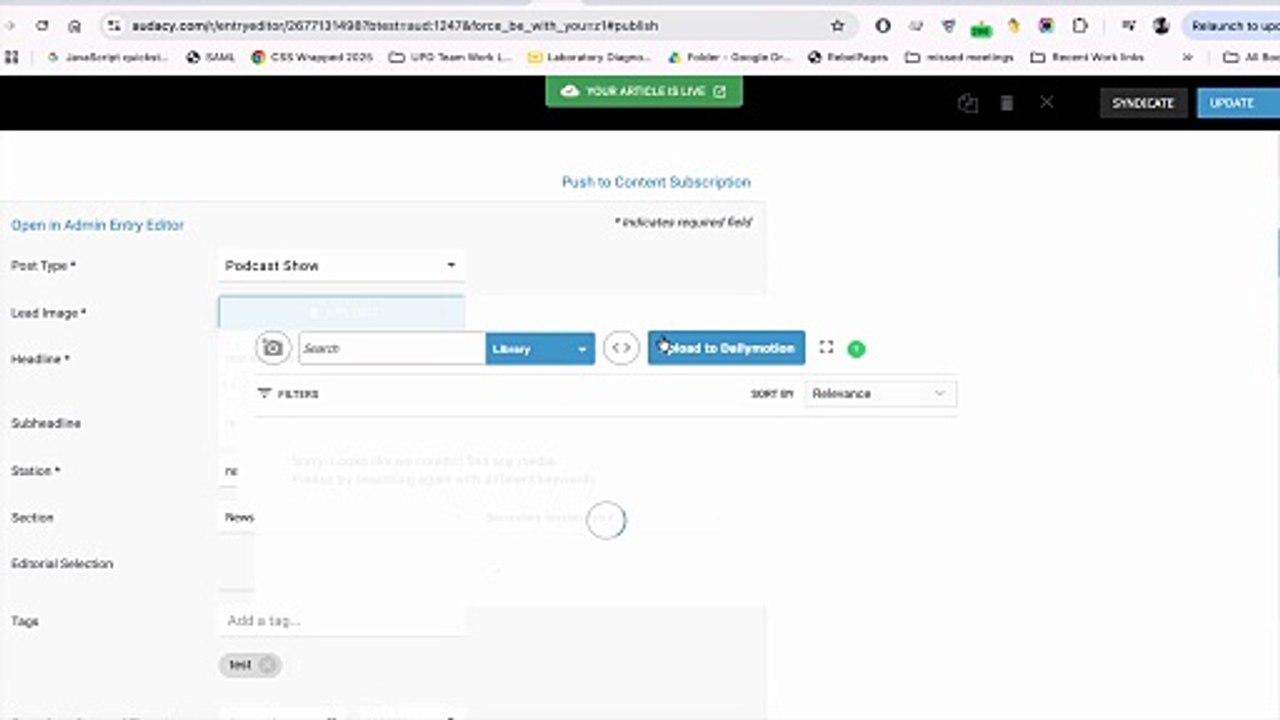 dailymotion rm test upload 9