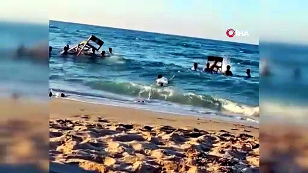 Plajda pes dedirten olay!