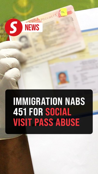 451 foreigners arrested for social visit pass abuse as of July 15, says Immigration DG