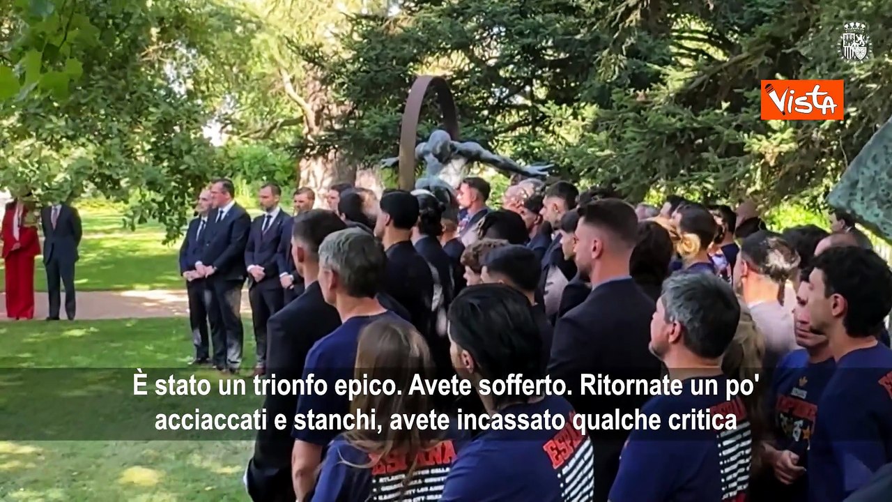 Re Filippo VI riceve Nazionale spagnola: Vittoria Mondiali epica, avete dimostrato coraggio