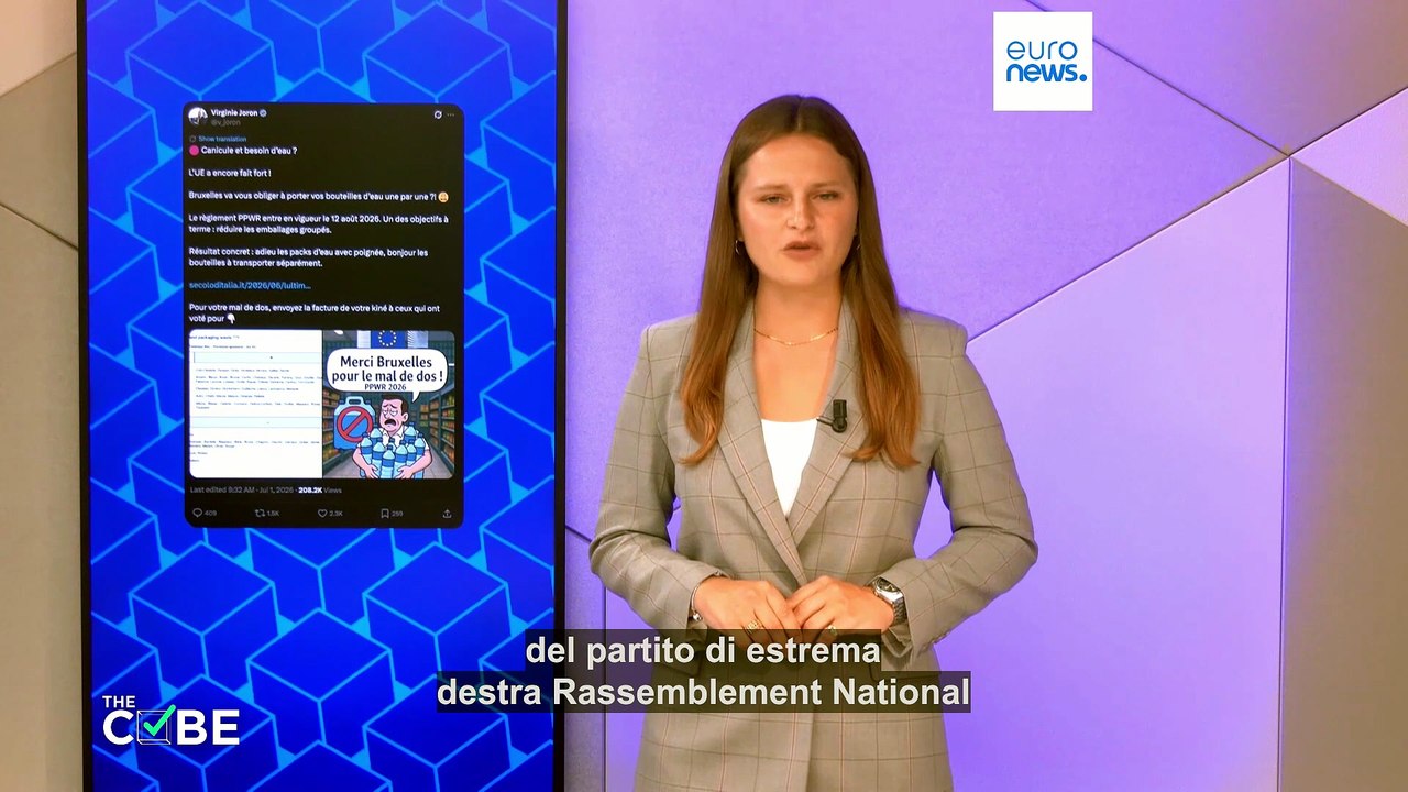 Fact-check: l'Ue vuole vietare i multipack di acqua in bottiglia?