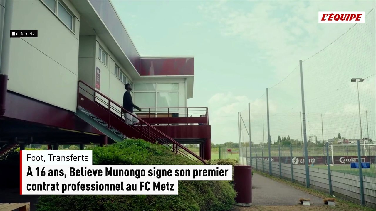 À 16 ans, Believe Munongo signe son premier contrat professionnel au FC Metz - Foot - Transferts