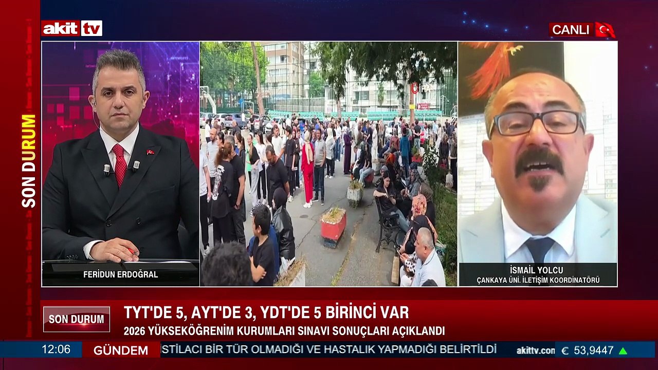 Çankaya Üni. İletişim Koordinatörü İsmail Yolcu; YKS sonuçlarını değerlendirdi  #Haber #Gündem