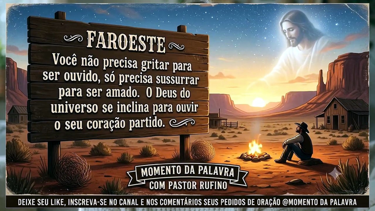 NÃO PERCISA GRITAR BASTA SUSSURA E DEUS TI OUVE