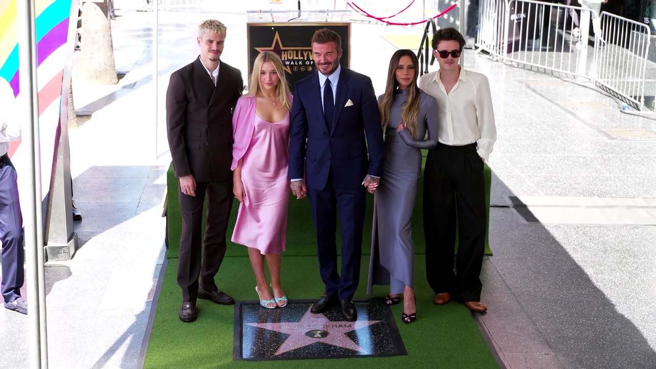 David Beckham is joined by family and Tom Cruise as he receives his star on the Hollywood Walk of Fame (testing - TO BE DELETED)