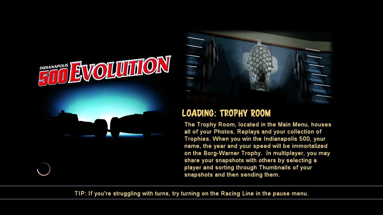 Checking Out My Trophies (Indianapolis 500 Evolution)