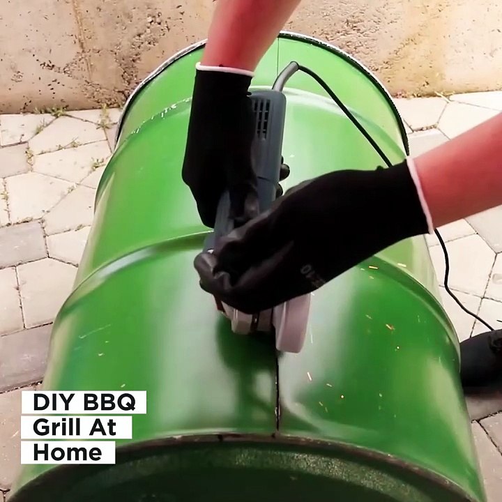 BBQ parties hit different with a DIY grill! 🔥