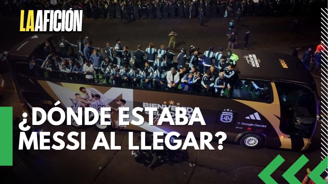 Selección argentina regresa a casa, pero sin Messi en el avión