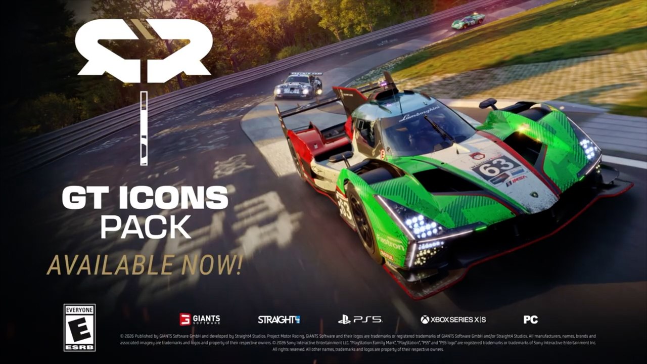 Project Motor Racing Official GT Icons Pack Launch Trailer