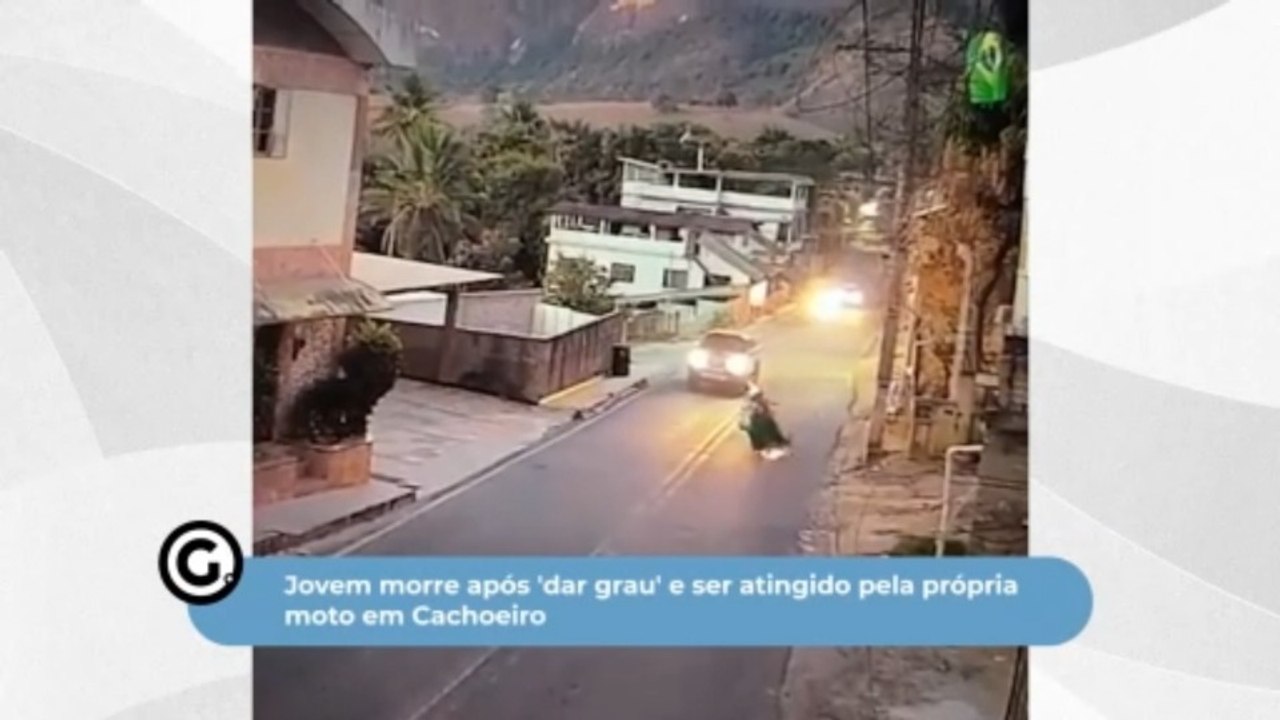 Jovem morre após 'dar grau' e ser atingido pela própria moto em Cachoeiro
