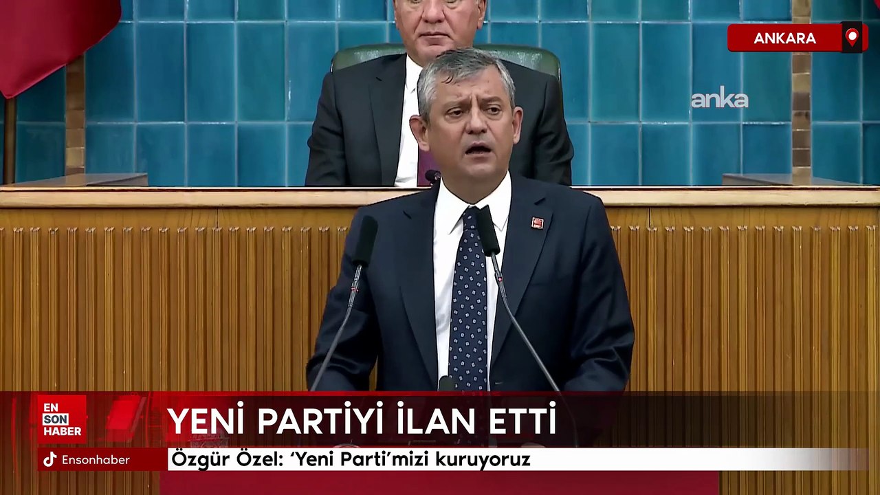 Özgür Özel: Yarın yeni partimizi kuruyoruz