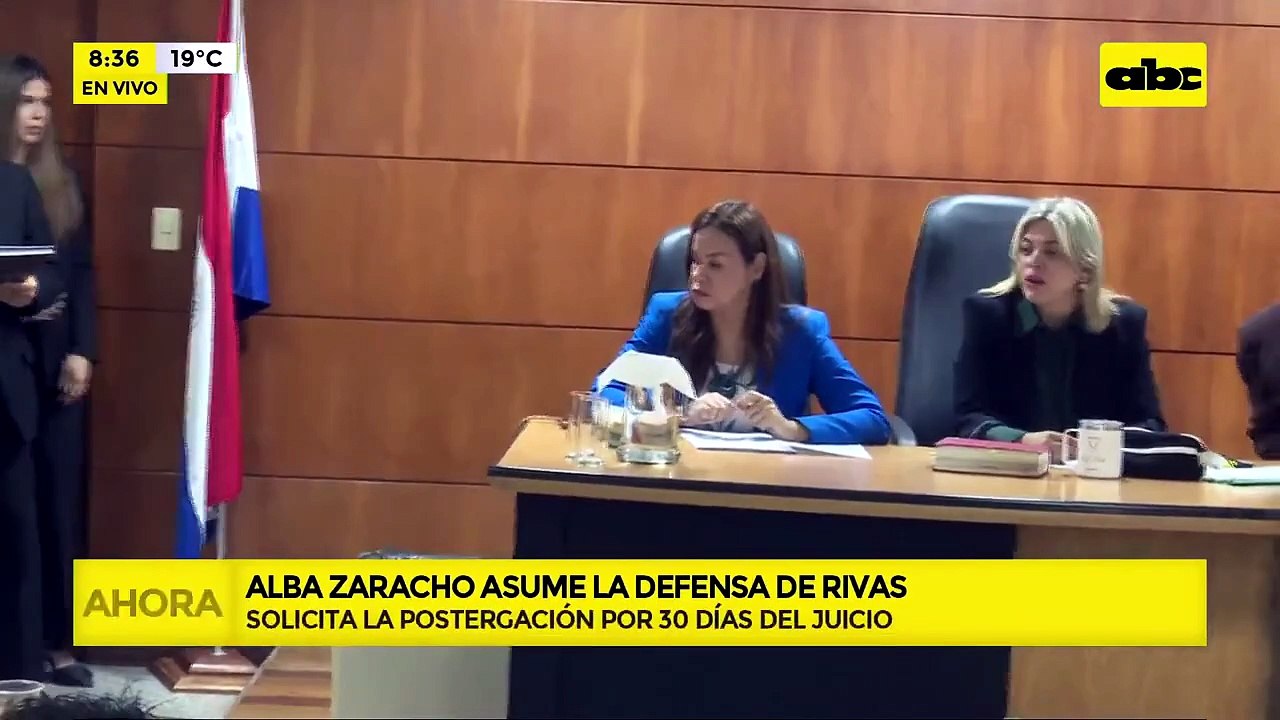 ¡EMPEZÓ EL JUICIO! Alba Zaracho asume la defensa de Hernán Rivas y pide frenar todo por 30 días