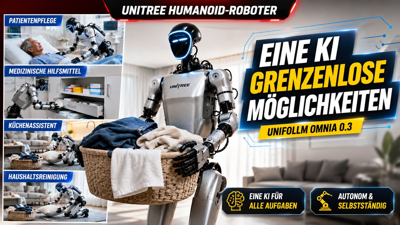 Unitree Humanoid-Roboter im Härtetest mit UnifoLM OminiA 0.3