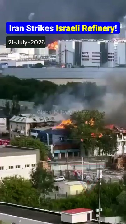 Israeli Energy Site Burns