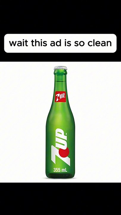 Simple shapes, one clever idea, the whole tagline is built right into the product shot.