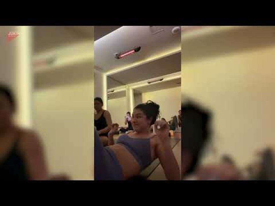 Woman Falls During Yoga Inversion Attempt