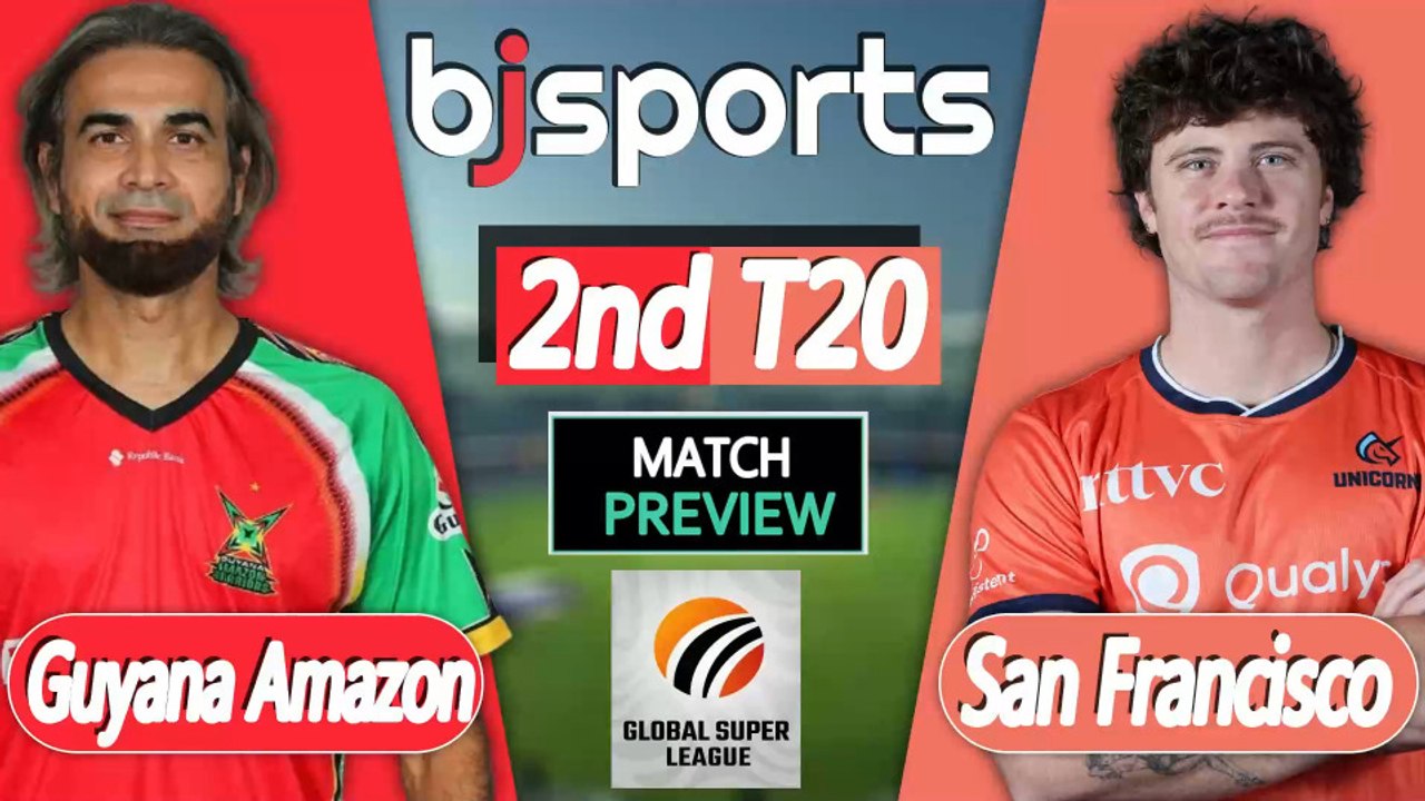 Global Super League 2026 | Guyana Amazon Warriors vs San Francisco Unicorns 2nd T20 Match Preview