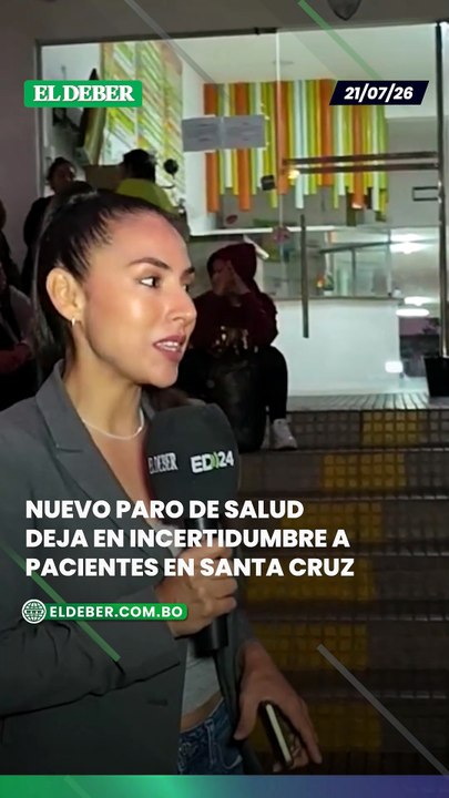 Nuevo paro de salud deja en incertidumbre a pacientes en Santa Cruz