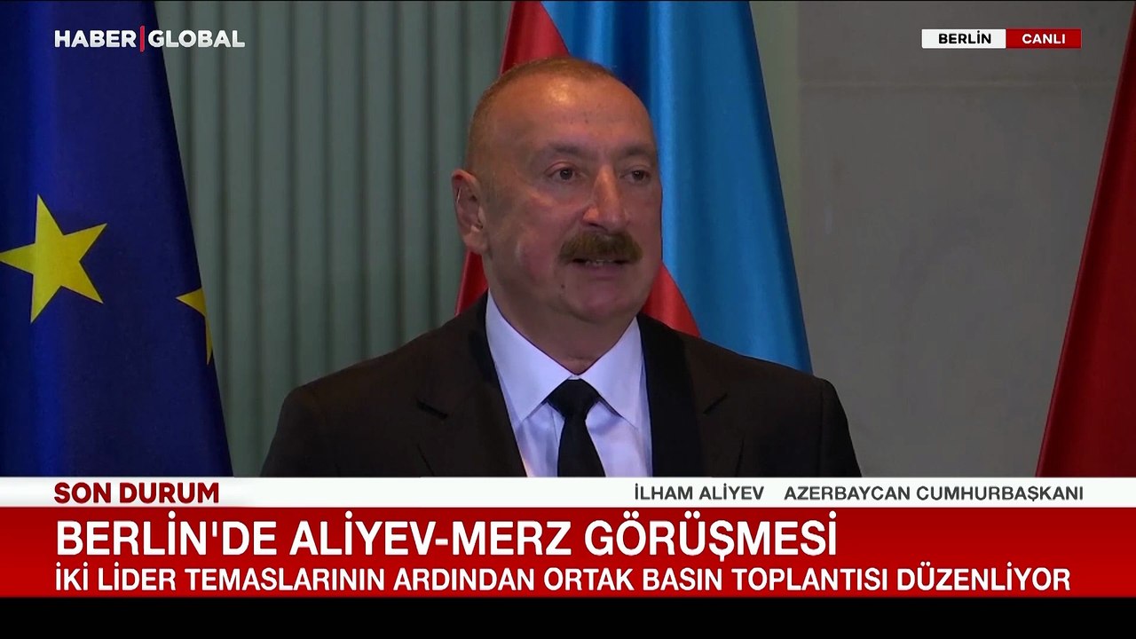 Azerbaycan Cumhurbaşkanı Aliyev: Azerbaycan gazını Almanya'ya ihraç ediyoruz