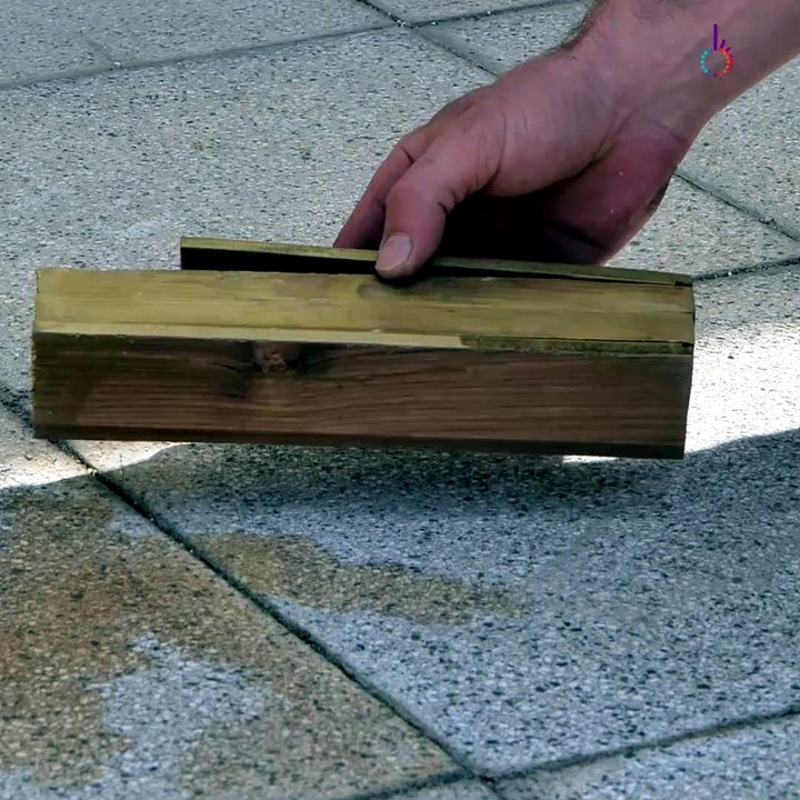Creating a floating doorstop with wood