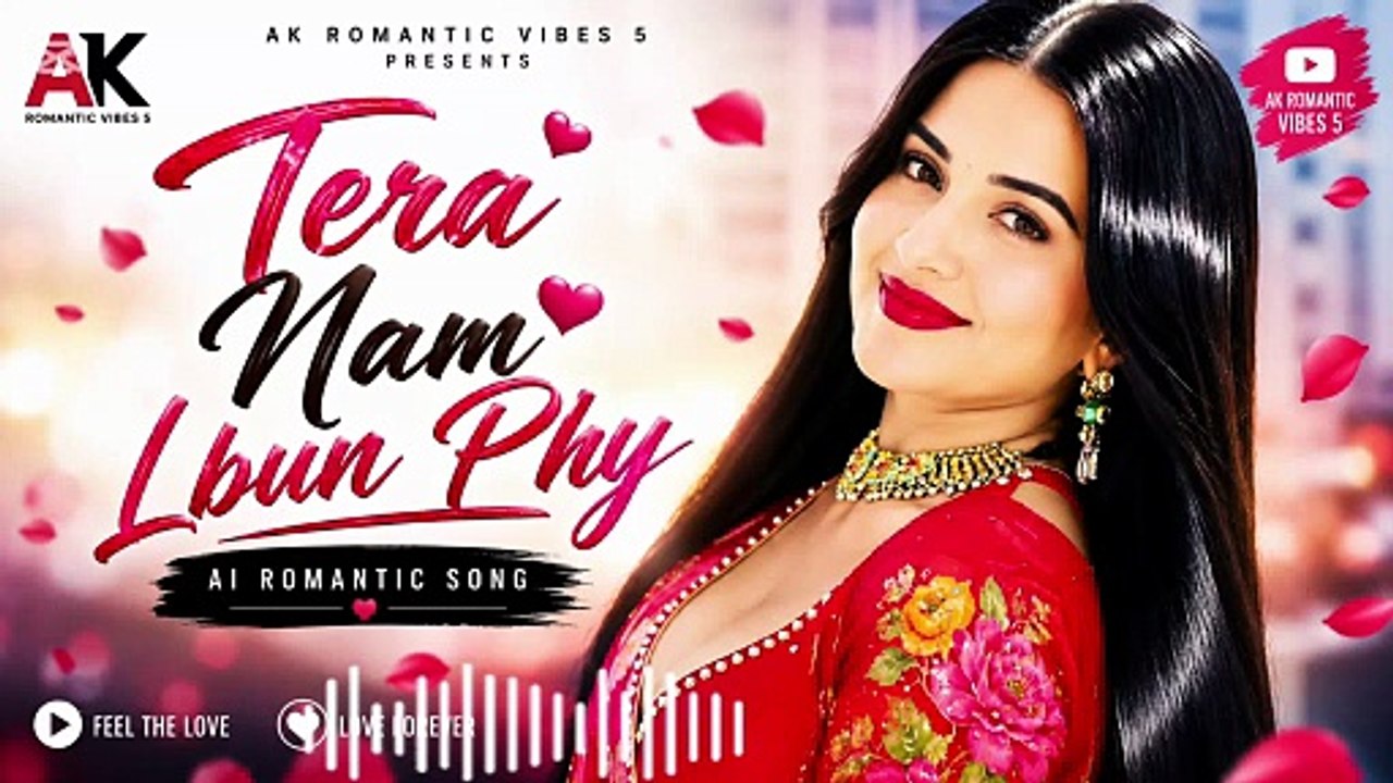 Tera Nam Labun Phy | AI Romantic Song 2026 | AK Romantic Vibes 5 | New Love Song