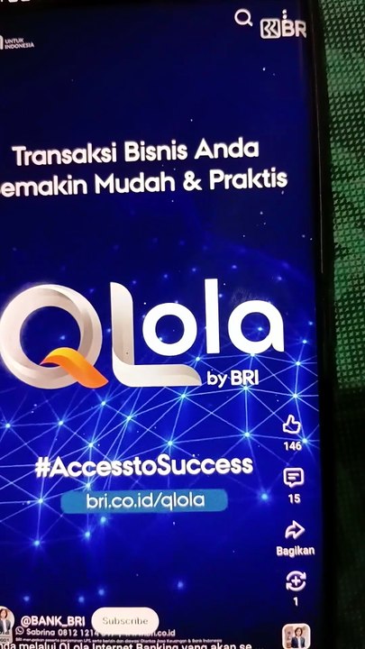 Layanan reaktivasi qlola ib token bri