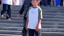 TEACHING SHUFFLE 😱🔥 LITTLE BOY DANCING TREND !! ASTRONOMIA 😎⭐️
