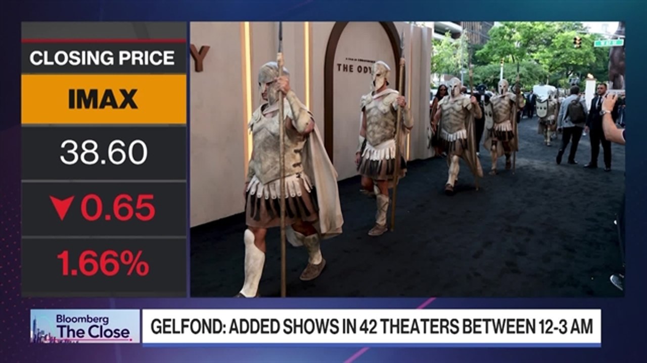 Imax CEO Gelfond on Success of 'The Odyssey,' Movie Tech
