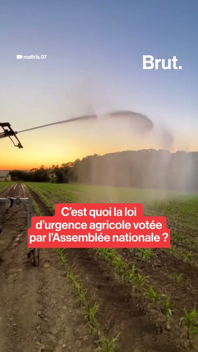 C’est quoi la loi d’urgence agricole votée par l’Assemblée nationale ?