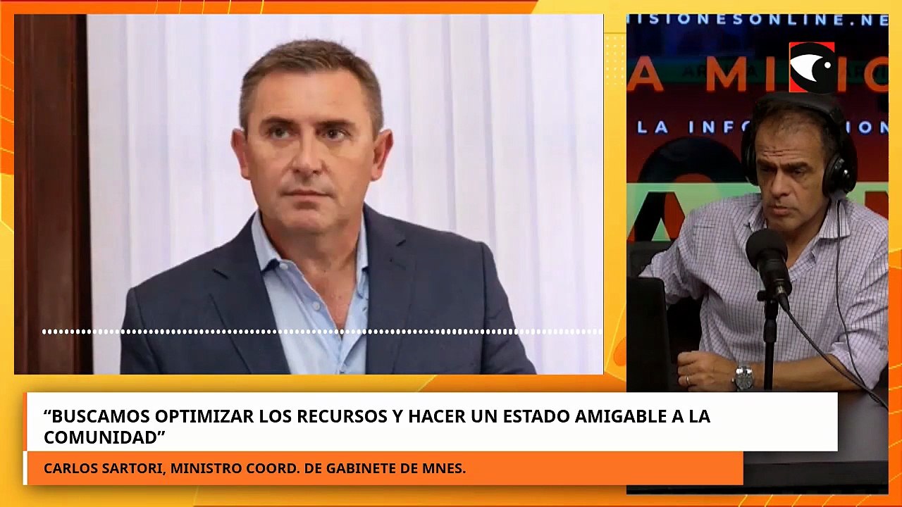 Carlos Sartori sobre la reestructuración del Gobierno de Misiones “Buscamos optimizar los recursos y hacer un Estado amigable a la comunidad”