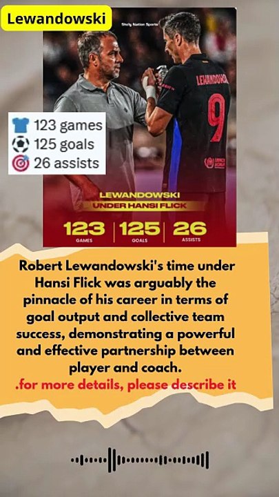 Lewandowski under Hansi Flick