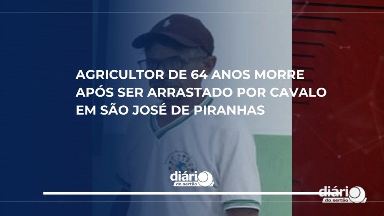 Agricultor de 64 anos morre após ser arrastado por cavalo em São José de Piranhas