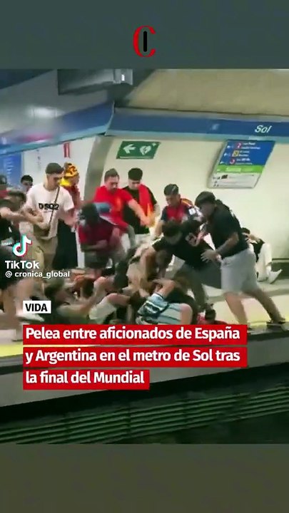 Agresión a hinchas argentinos en España