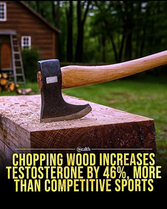 Chopping Wood Increases Testosterone By 46%, Mo...