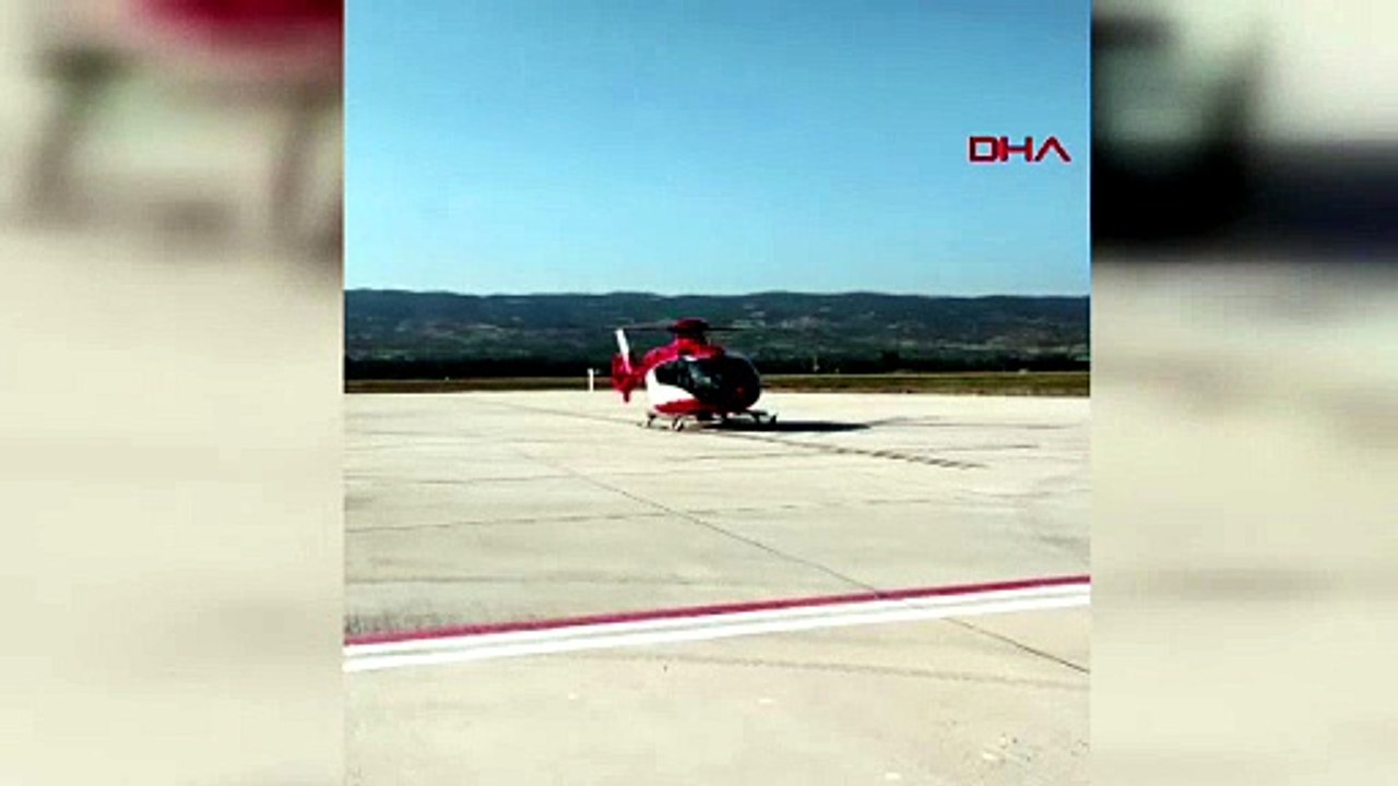 Ambulans helikopter, 14 yaşındaki hasta için havalandı